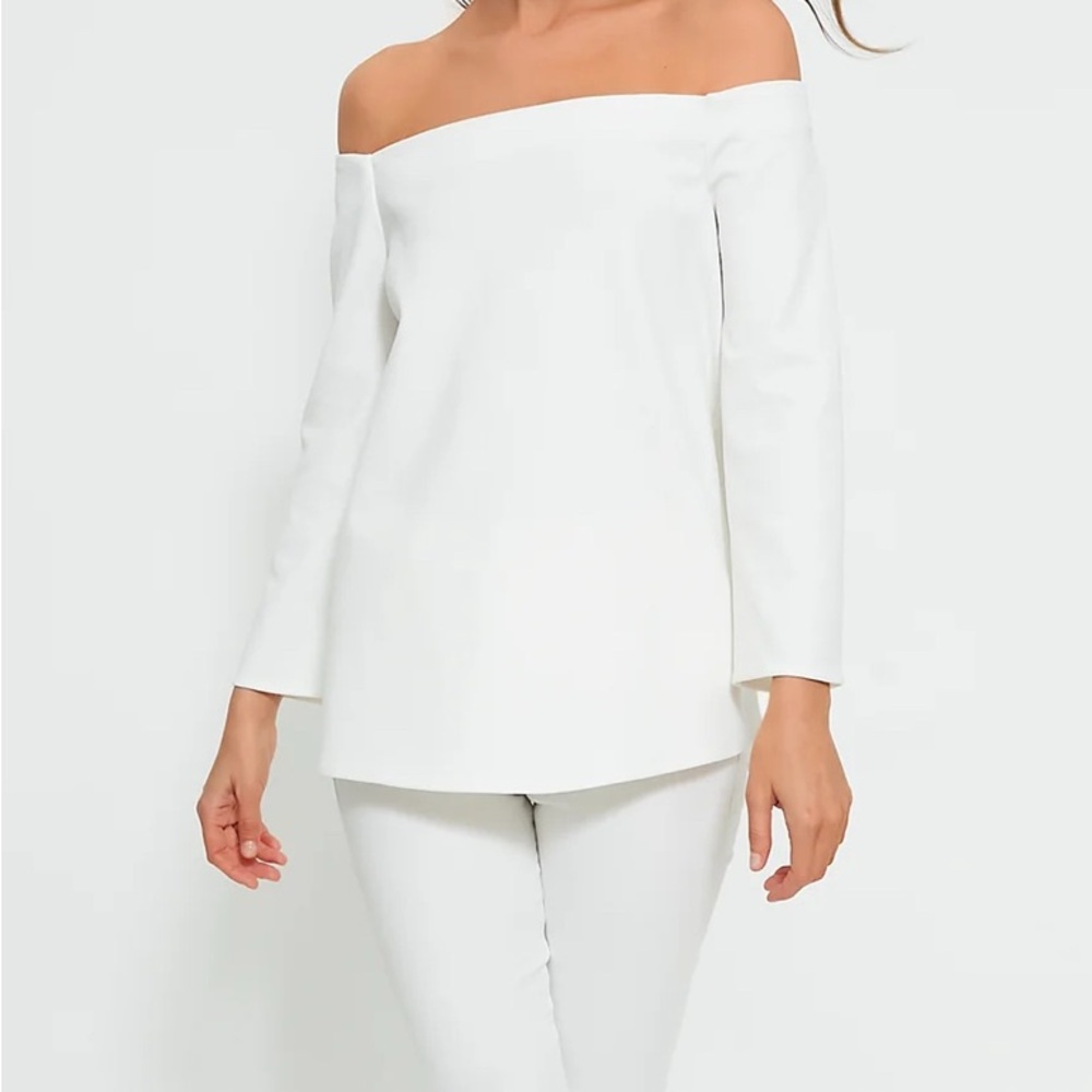 Tuckernuck off-white Miranda off the shoulder top
